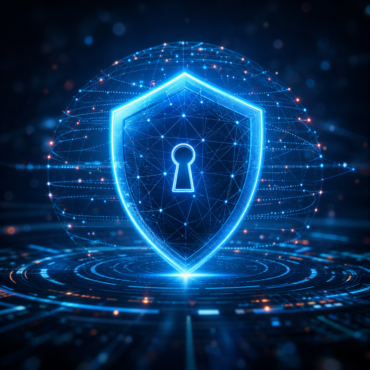 Encrypted global network shield